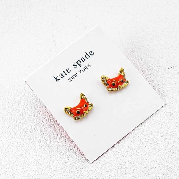 Kate Spade Fox Stud Earrings - Picture 2 of 5